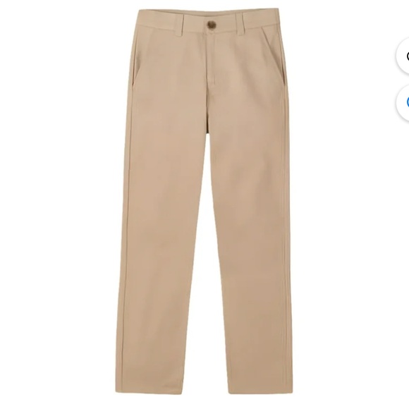 Izod Other - Izod School Uniform Boys Flat Front Tough Cotton Stretch Khaki Size 18 Set of 2